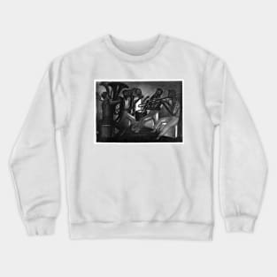 Rhythm Band, Musicians Playing Jazz 1935-1943 by Elizabeth Olds Crewneck Sweatshirt